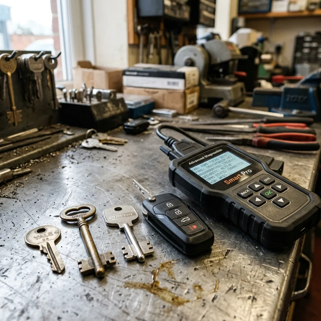 Diversos modelos de chaves e equipamento de codificação profissional de transponder